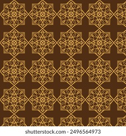 schöne Mandala nahtlose Batik Muster Vektor digitale moderne geometrische ethnische Dekoration