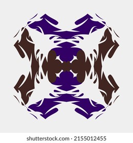 beautiful mandala symmetrical unique pattern vector for wall decoration