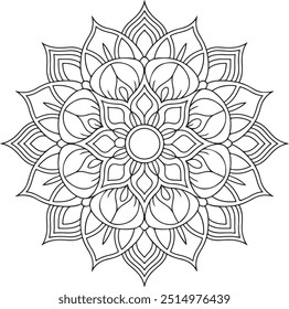 Beautiful Mandala Vector Art: Intricate Designs for Relaxation