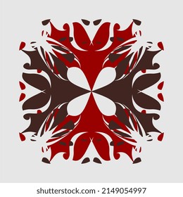 beautiful mandala vector color combination, unique, hand art, detail, contour, motif, flower, decoration