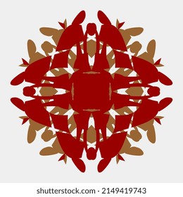 beautiful mandala vector, full color, combination, vintage, floral, old, indian, turkish, arabian, decoration