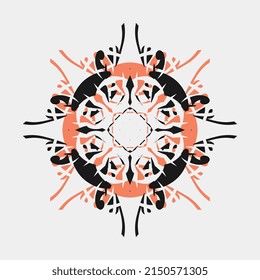 beautiful mandala vector, hand art, manual, decorative, henna, creative, good, combination, decoration