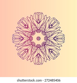 Beautiful Mandala - vector illustration