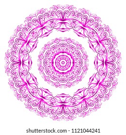 Beautiful Mandala. Vintage decorative elements. Hand drawn background. vector illustration