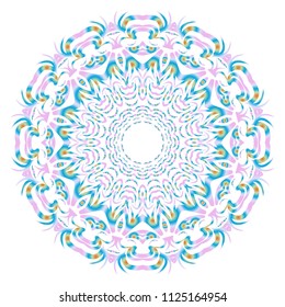 Beautiful Mandala. Vintage decorative elements. Hand drawn background. vector illustration