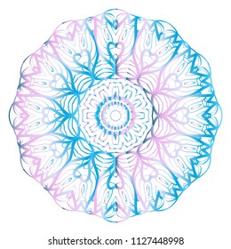 Beautiful Mandala. Vintage decorative elements. Beautiful Hand drawn background vector illustration