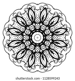 Beautiful Mandala. Vintage decorative elements. Beautiful Hand drawn background vector illustration