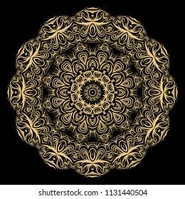 Beautiful Mandala. Vintage decorative elements. Hand drawn background. vector illustration