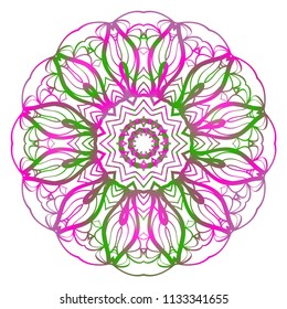 Beautiful Mandala. Vintage decorative elements. Beautiful Hand drawn background vector illustration