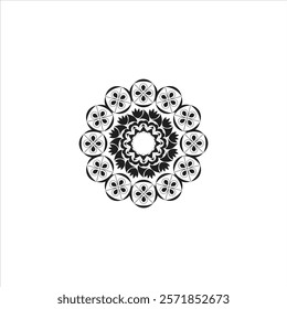 A beautiful mandalas for coloring book pages, Decorative round ornaments. Oriental pattern, vector illustration. 