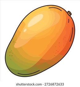 Eine schöne Mango Frucht Illustration Vektor