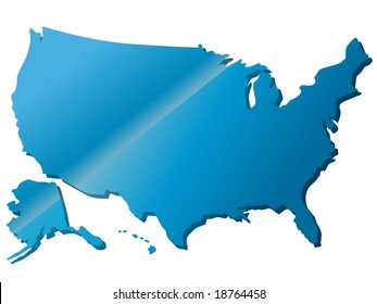 Beautiful map of North America