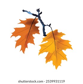 Hermosa hoja de arce con vibrantes Colores de otoño en luz natural