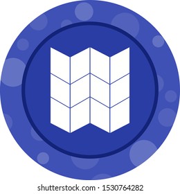 Beautiful Maps Vector Glyph icon
