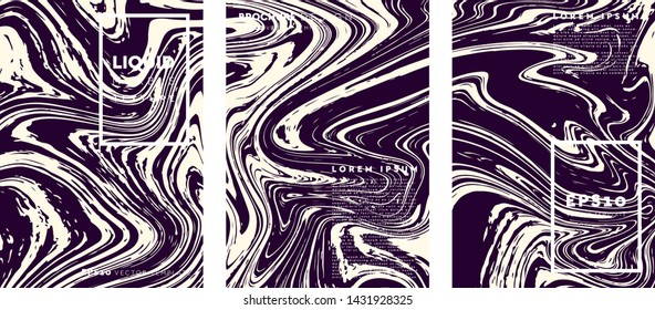 Beautiful marble abstract vector texture. 