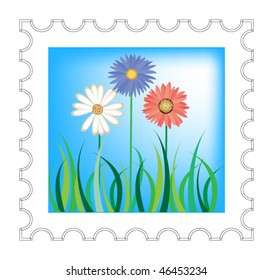Beautiful mark with colors