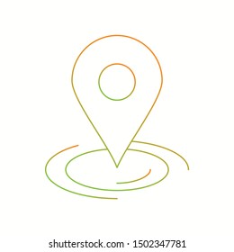 Beautiful Marker vector line icon
