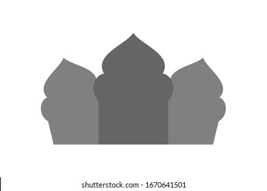 Hermosa puerta de masjid, creativa ilustración vectorial para la celebración del Festival Islámico, ramadán, tarjeta de saludo, decoración, ventana, fondo