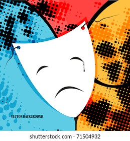 beautiful mask background