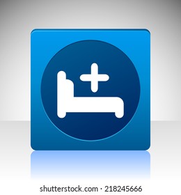 Beautiful Medical Bed web icon