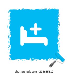 Beautiful Medical Bed web icon