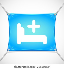 Beautiful Medical Bed web icon