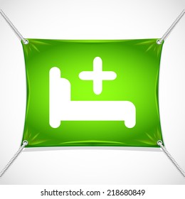 Beautiful Medical Bed web icon