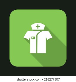 Beautiful Medical Clother Web Icon