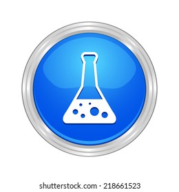 Beautiful Medical Flask web icon