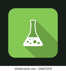 Beautiful Medical Flask web icon