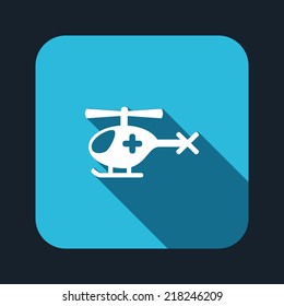 Beautiful Medical Helicopter web icon