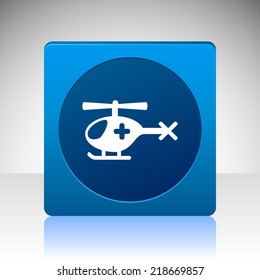 Beautiful Medical Helicopter web icon