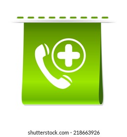 Beautiful Medical Phone Cross web icon