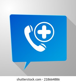 Beautiful Medical Phone Cross web icon