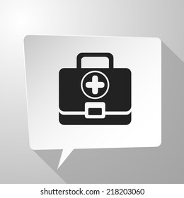 Beautiful Medical Suitcase web icon