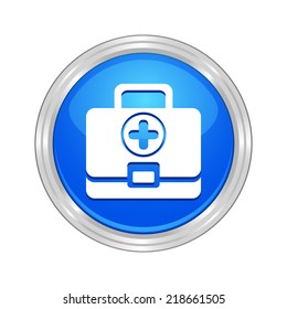 Beautiful Medical Suitcase web icon