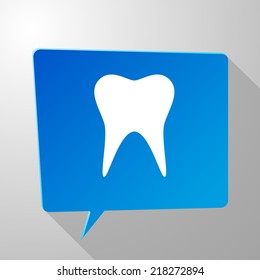 Beautiful Medical Tooth web icon