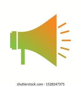 Beautiful Megaphone Vector Glyph icon