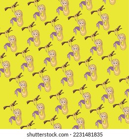 Beautiful mermaid design. Mermaids. Seamless pattern. Wallpaper, wrapping paper, home decor and fashion fabrics. Vector backgrounds. 