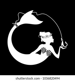 beautiful mermaid vector