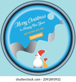 Beautiful Merry Christmas Vector Design