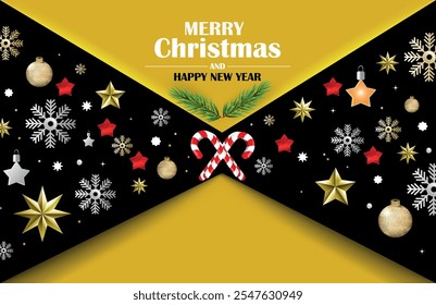 Beautiful Merry Christmas wishing card design featuring festive elements and joyful themes. Ideal for creating holiday greetings, social media posts, party invitations, and seasonal decorations.