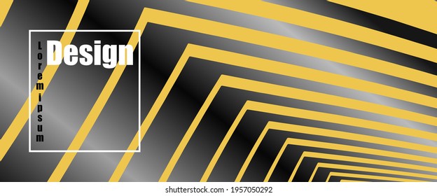 beautiful metallic polished chrome color modern minimal style geometric abstract background 