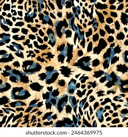 Beautiful meter pattern from leopard skin