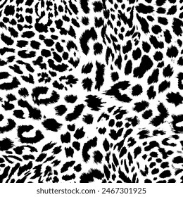 Beautiful meter pattern from leopard skin