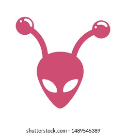 Beautiful Meticulously Designed Alien Antennas Icon Stock Vector ...