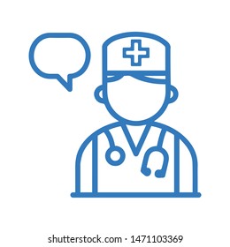 Beautiful, meticulously designed Ask a Doctor Icon. Perfect for use in any type of design projects.