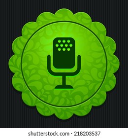 Beautiful Microphone web icon