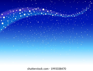 Beautiful Milky Way Frame Background Stock Vector (Royalty Free ...