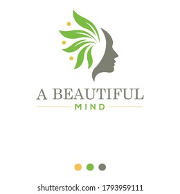 A Beautiful Mind Logo Template